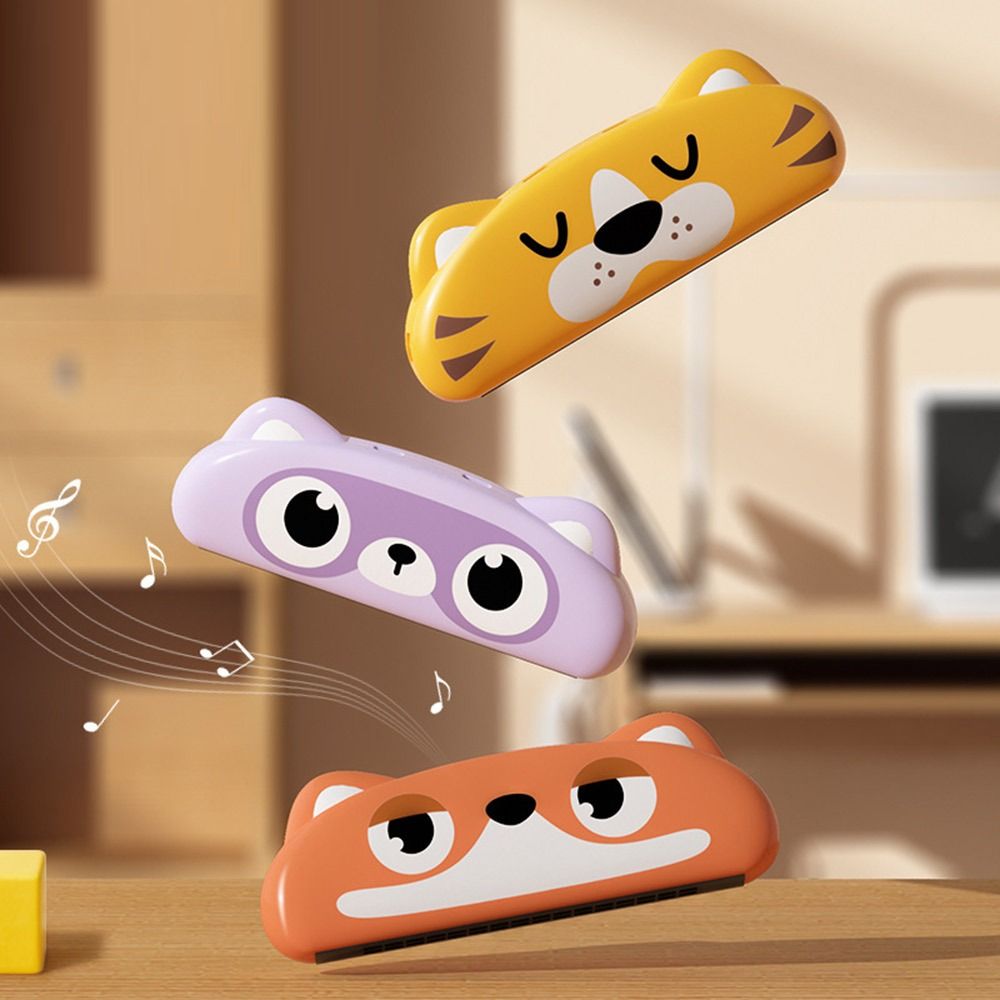 Musical Instruments Cartoon - Мультяшная детская губная гармошка, моющаяся форма
