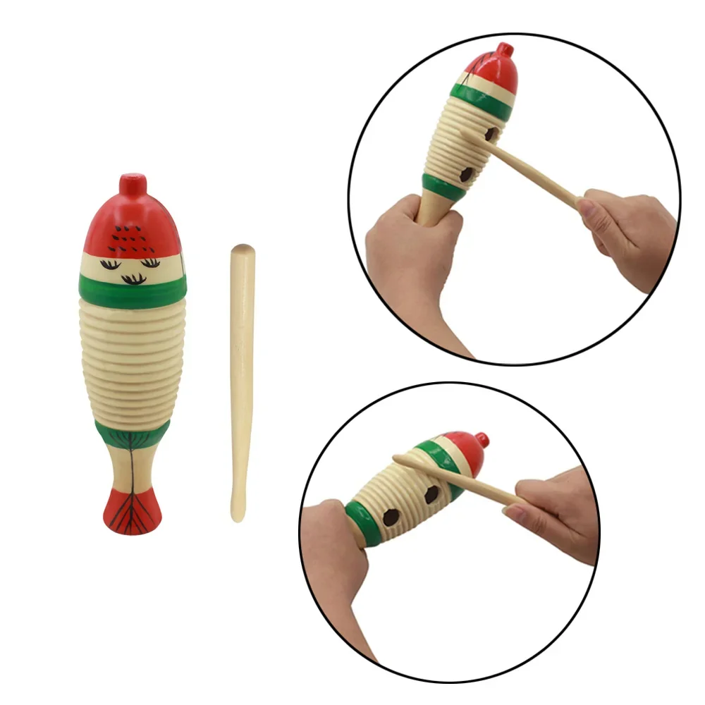 Musical Instruments Game - Деревянная музыкальная игрушка-рыбка Орф, ударный инструмент,