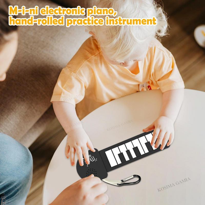 Musical Instrument Project - Складное электронное пианино из силикона, портативная