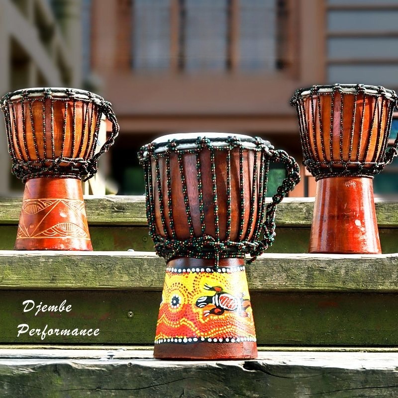 Djembe Hand Drum - Детский портативный африканский барабан джембе из