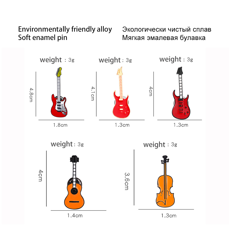 Булавки на заказ, броши для ба – обзор и цена Musical Instruments Cartoon