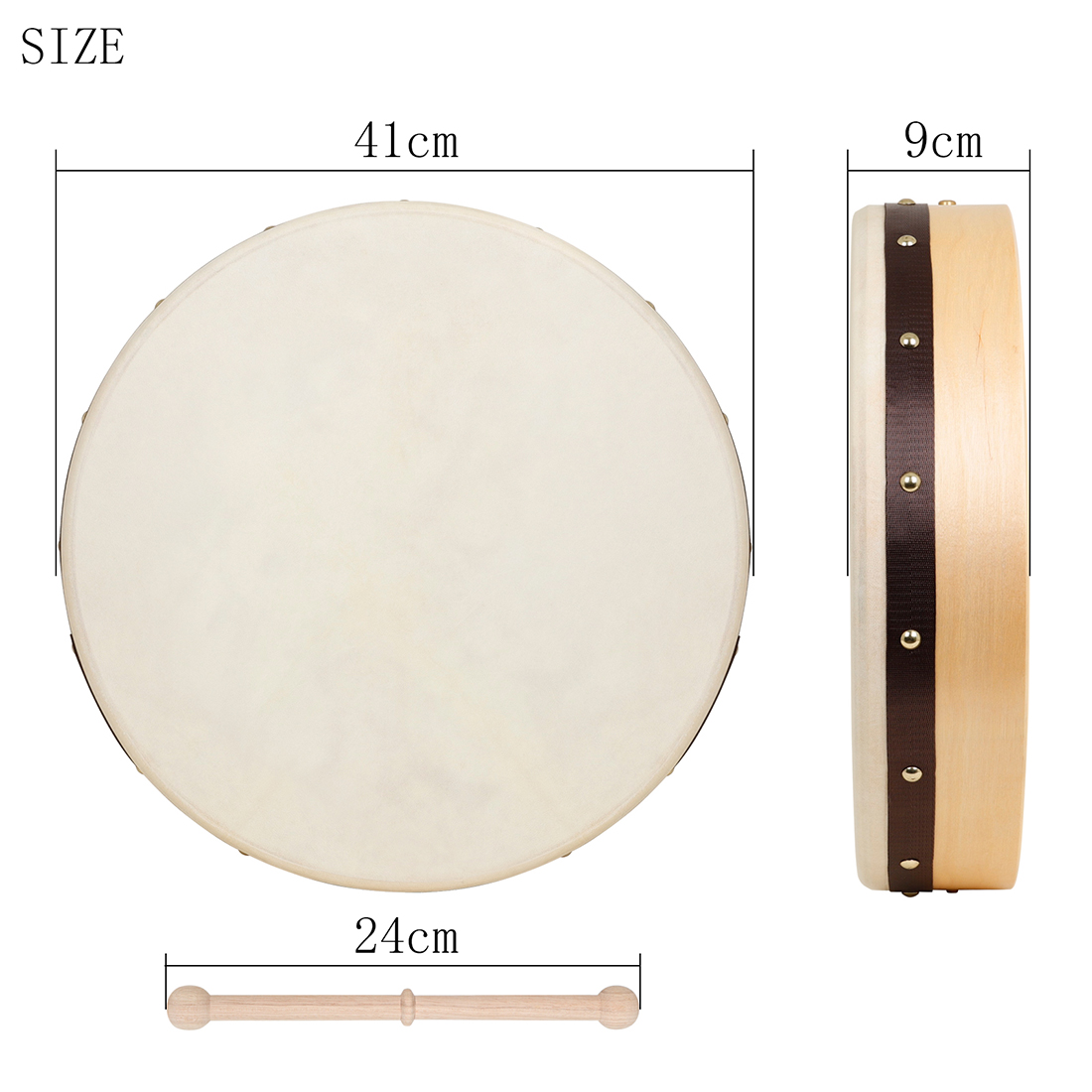Ирландский барабан бодхран с к – обзор и цена Frame Drum Goat Skin