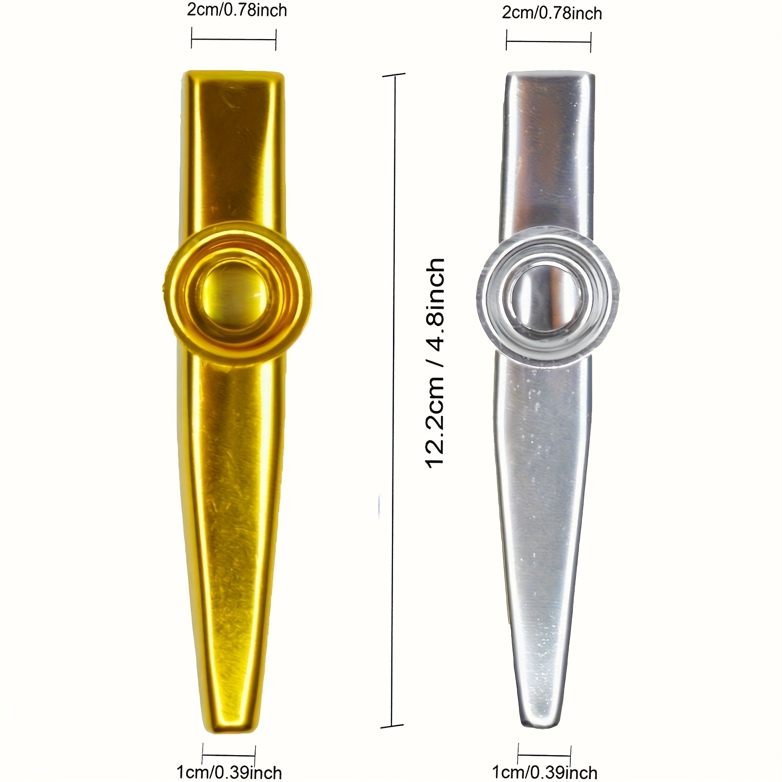 7 шт. металлические Kazoos про – обзор и цена Musical Instrument Art